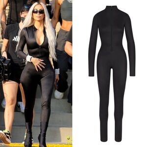 Black Long Sleeve Jumpsuit